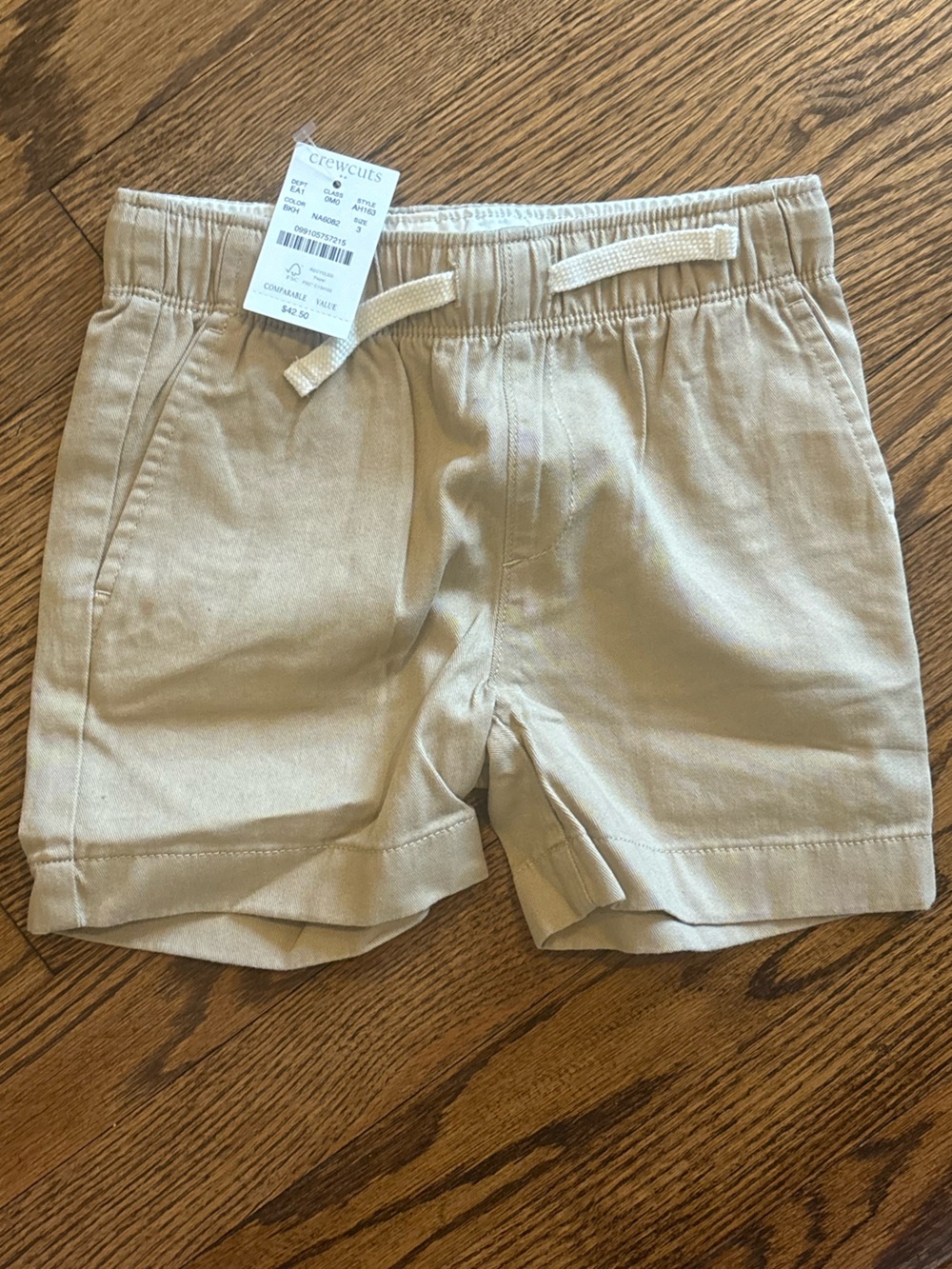 Crewcuts Beige Kids Shorts NWT